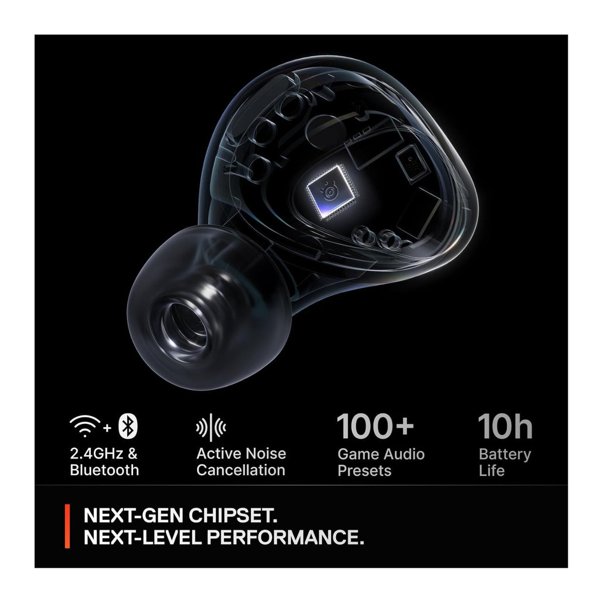 SteelSeries Arctis GameBuds for Xbox/PC/PS5/Switch/Mobile (Black)