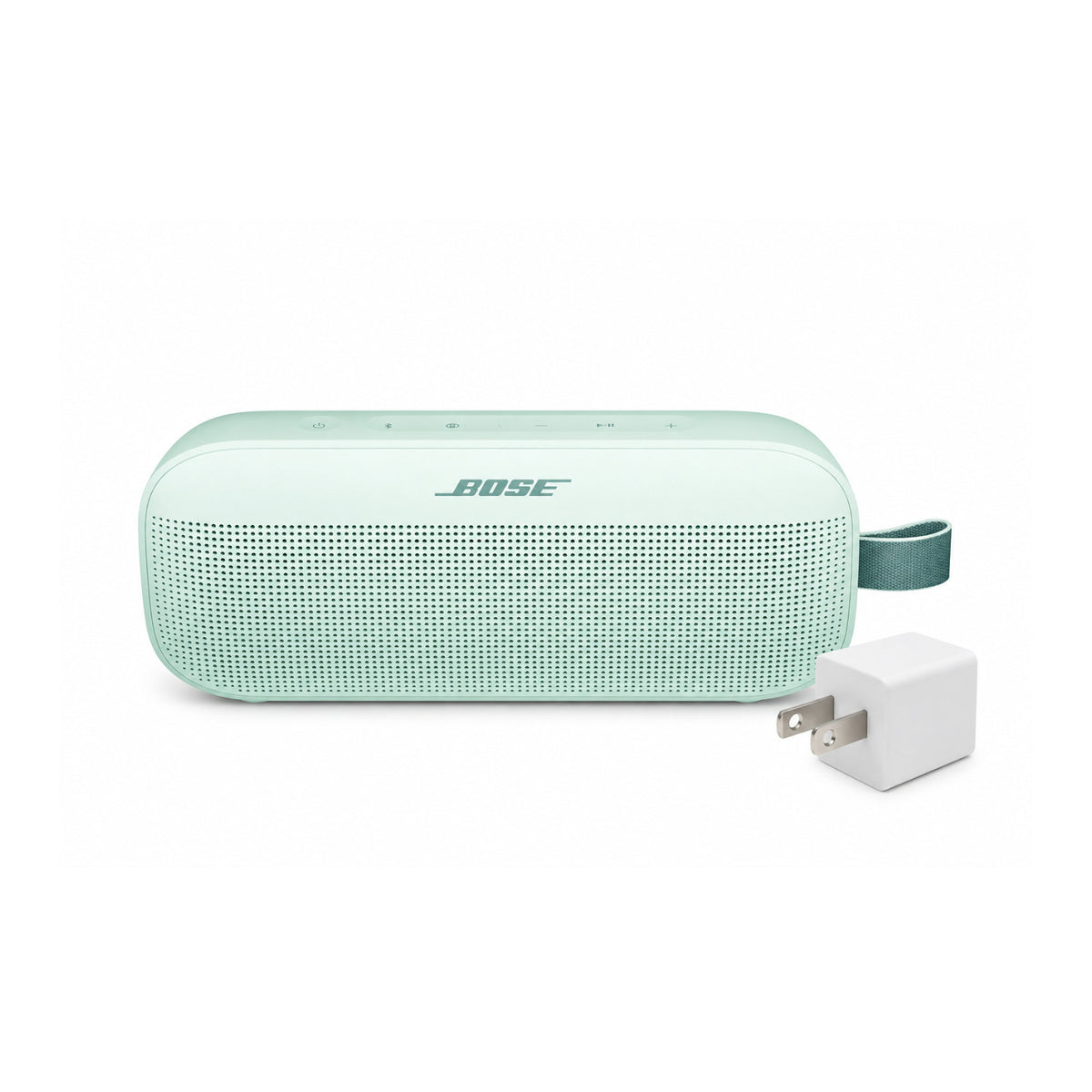 Bose SoundLink Flex 2nd Gen Portable Bluetooth Speaker Bundle (Dewdrop Mint)