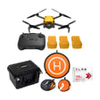 SKYROVER X1 48MP 4K Fly More Combo Drone (Yellow) Bundle with Hard Case and Accs - 1