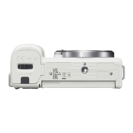 Sony Alpha ZV-E10 APS-C Interchangeable Lens Mirrorless Vlog Camera (Body Only, White)