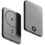 ReelCharge ReelSafe Solid State 5,000 mAh Qi2 Wireless Power Bank (Gray)