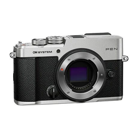OM SYSTEM PEN 20.4MP Mirrorless Camera with 4K Video Recording (Silver) - 3