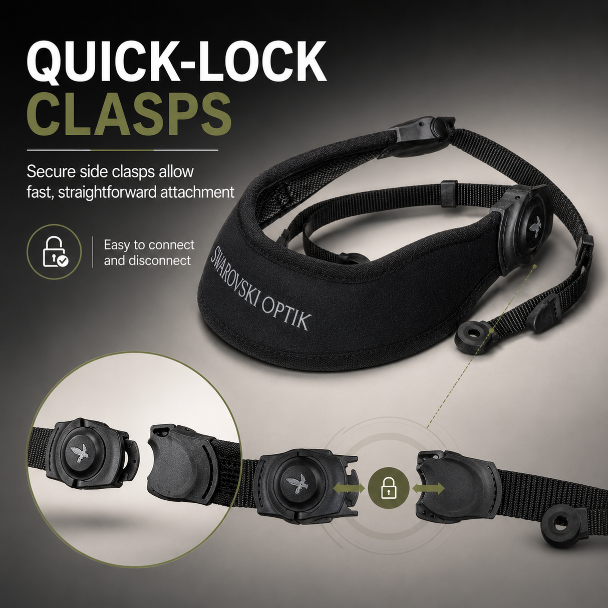 Swarovski Optik UCS Universal Comfort Strap for NL Pure Binoculars