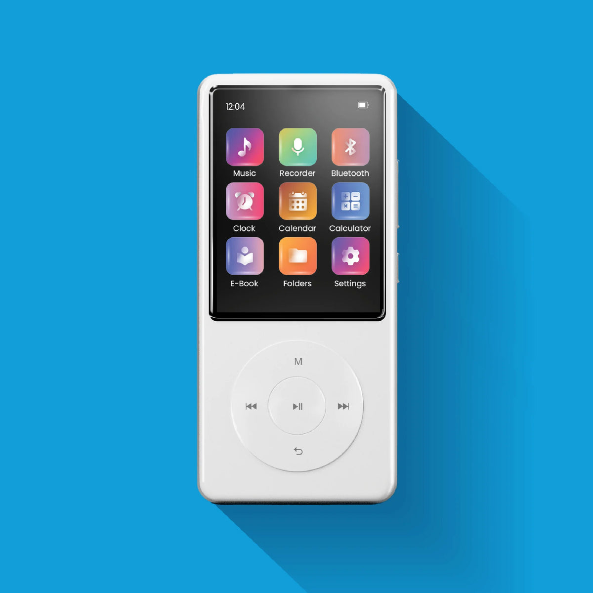 GreenTouch Six 128GB Kosher MP3 Player with No SD Slot (White)