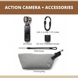 Xtra Muse Gimbal Action Camera with Wireless Mic, Memory Card and Travel Case - 4