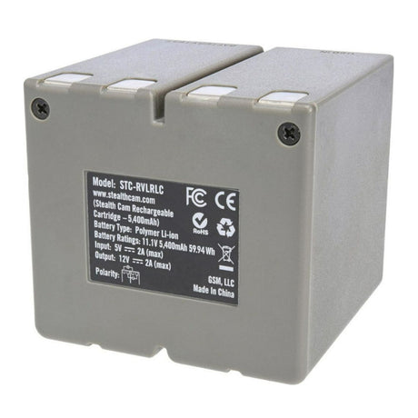 Stealth Cam 360 Cam Max Cartridge 5400mAh Rechargeable Lithium Battery Pack with LED Indicator