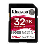 Kingston Canvas React Plus 32GB U3 V90 SD Memory Card (10-Pack) with 2-in-1 USB 3.0 Card Reader - 3