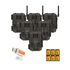 Stealth Cam Fusion MAX 3.0 Cellular Trail Camera 42MP with 32GB Memory Card and Card Reader Bundle-1