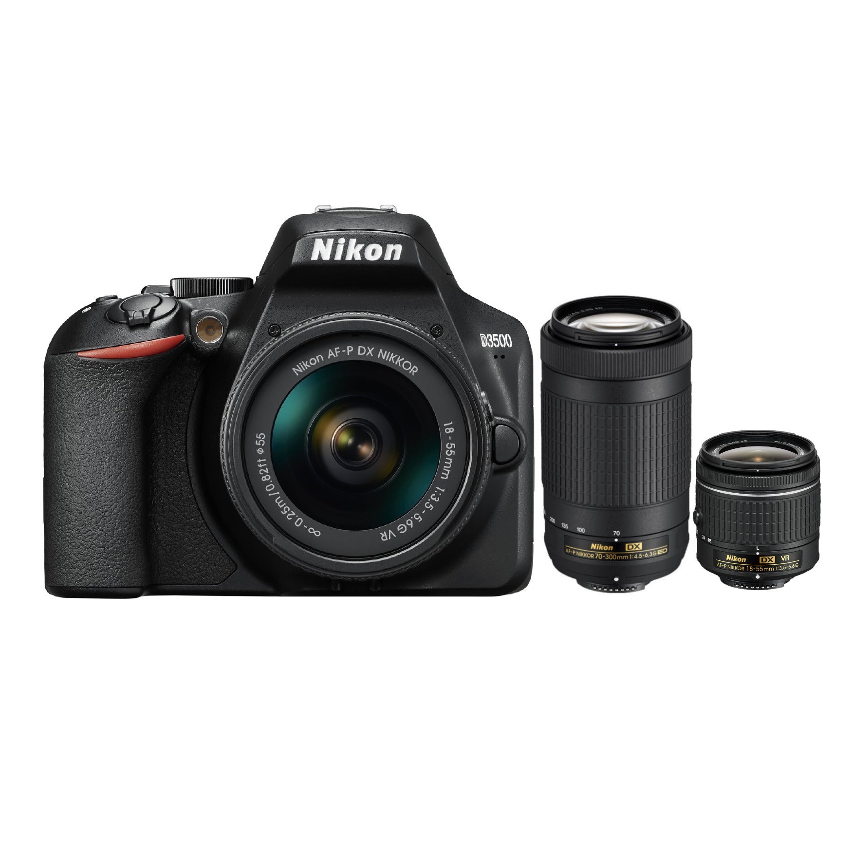 Nikon D3500 DX-Format DSLR Camera with AF-P 18-55mm VR and
