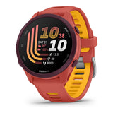 Garmin Forerunner 170 Music GPS Running Smartwatch with Advanced Training Metrics (Red Pink/Mango) - 2