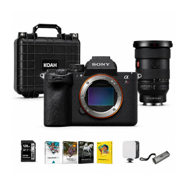 Sony a7R VI Mirrorless Camera with 16-35mm f/2.8 GM II Lens and Accessories Bundle-1
