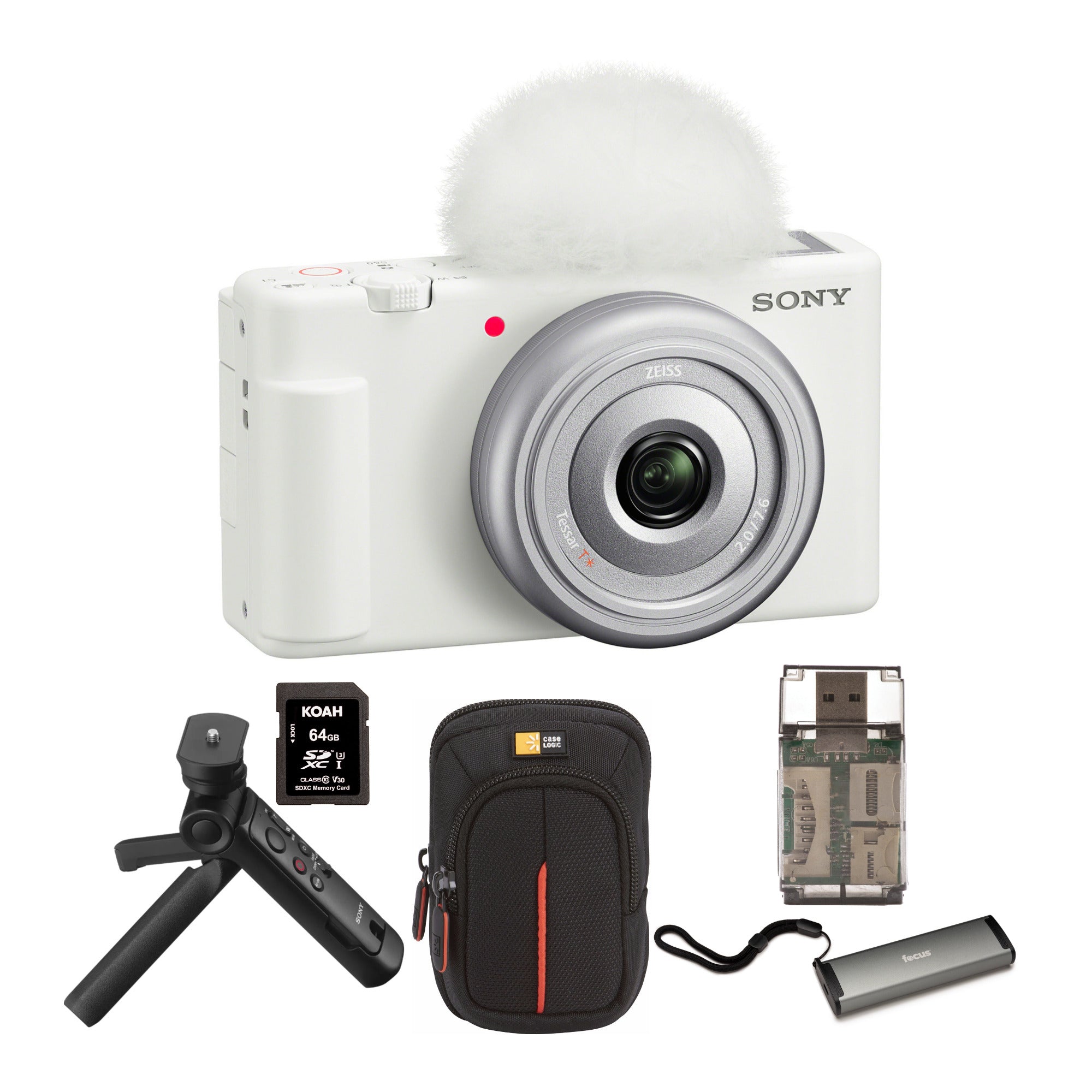 SONY ZV-E10Lホワイト+ バッテリー2個 + SDカード 64GB