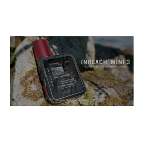 Garmin inReach Mini 3 Compact SOS Satellite Communicator with Color Touchscreen - 8