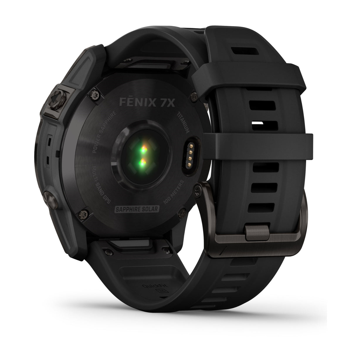 Garmin Fenix 7X Sapphire Solar GPS Smartwatch with Black Band (Carbon Gray)