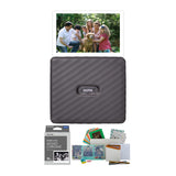 Fujifilm Instax Link Wide Instant Smartphone Photo Printer (Gray) Everything Photobox Kit