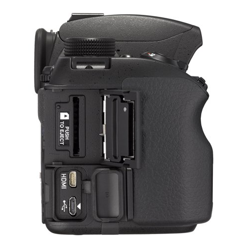 Pentax K-70 DSLR with SMC DA 18-55mm f/3.5-5.6 AL WR Lens (Black)