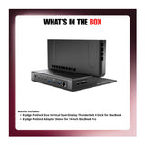 Brydge ProDock Duo TB4 Docking Station Bundle with Adapter Sleeve for 14-Inch MacBook Pro - 10