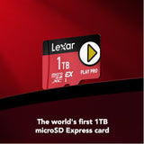 Lexar 1TB PLAY PRO microSDXC Express Memory Card
