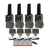 Browning Trail Camera Defender Wireless Pro Scout Max HD-DV (4-Pack) Bundle with Solar Power Pack - 1