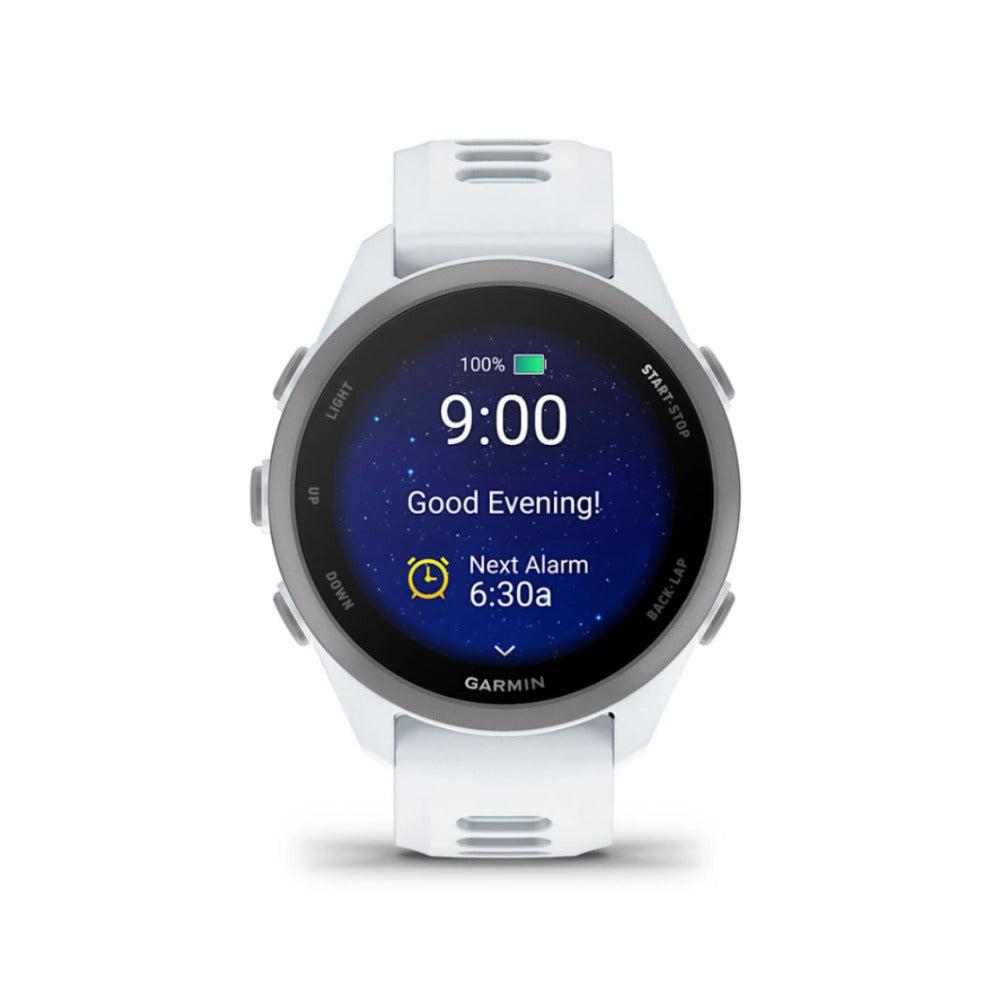 Garmin Forerunner 170 GPS Running Smartwatch with AMOLED Display (Whitestone/Cloud Blue)-2