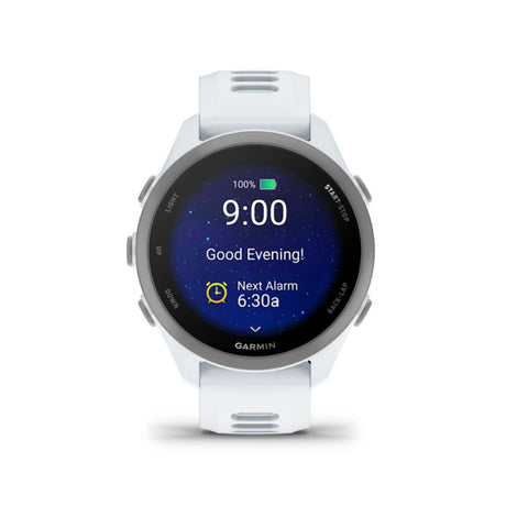 Garmin Forerunner 170 GPS Running Smartwatch with AMOLED Display (Whitestone/Cloud Blue)-2