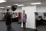 Westcott X-Drop Wrinkle-Resistant Backdrop Kit (Neutral Gray, 5' x 7')