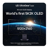 LG 45-Inch UltraGear evo OLED 5K2K WUHD 165Hz Gaming Monitor - 3