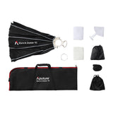 Aputure STORM 400x Tunable White LED Monolight (Gold Mount) with 35-Inch Softbox - 9