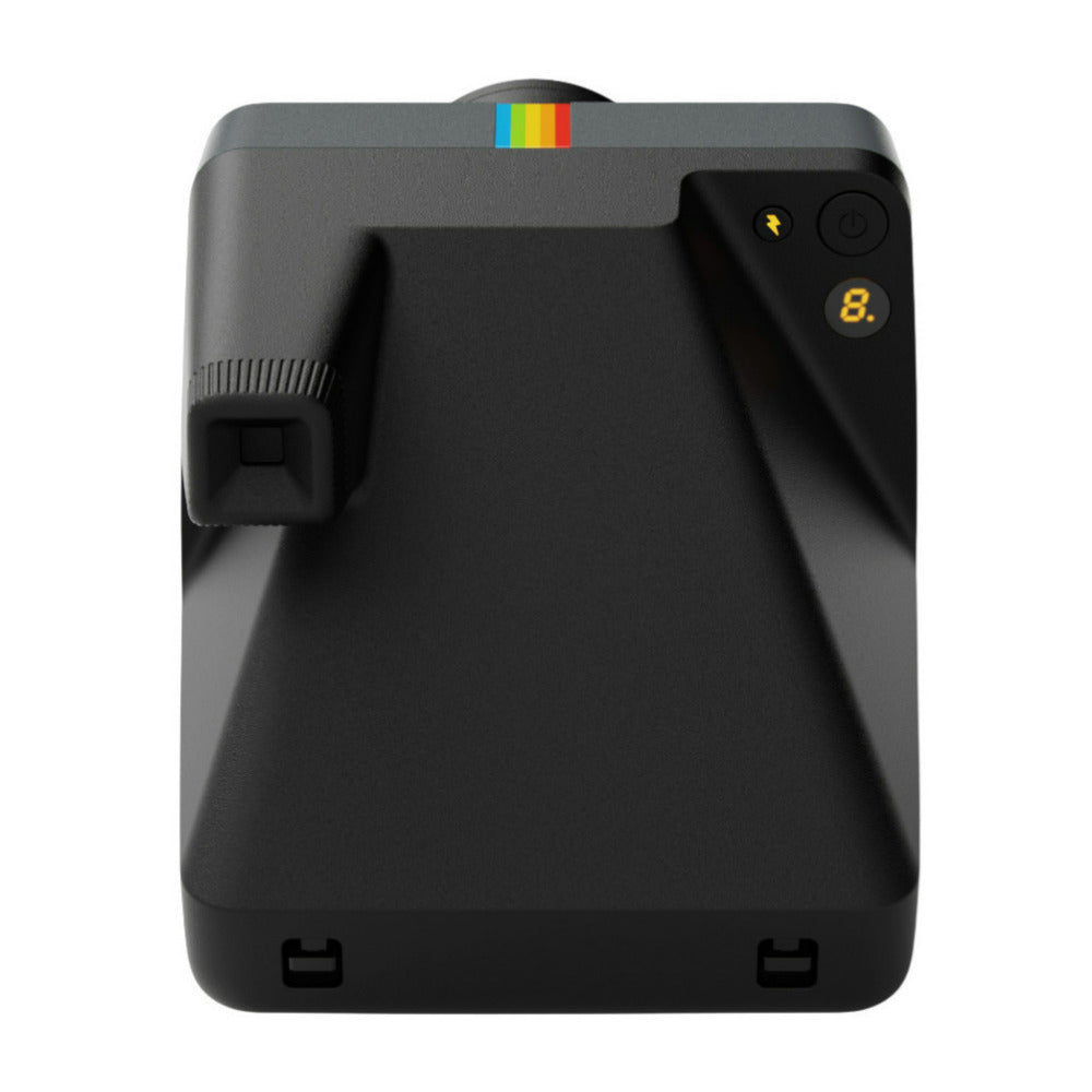 Polaroid Now Generation 3 Analog Instant Camera (Black) and Color Film Bundle (8 Photos)