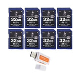 Spartan 32GB Class 10 SD Card (8-Pack) with Micro SD Reader and Writer Bundle - 1