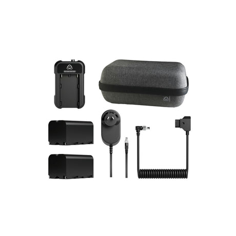 Atomos Universal Power Kit for Monitors and Recorders with NP-F Batteries and AC-DC Adapter (Black)-1