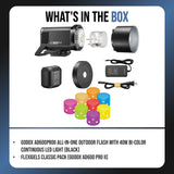 Godox AD600ProII All-In-One Outdoor Flash Bundle with FlexiGels Classic Pack