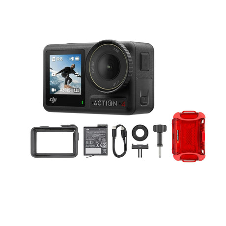 DJI Osmo Action 4 Essential Combo 4K Action Camera with Hard Case Bundle - 1