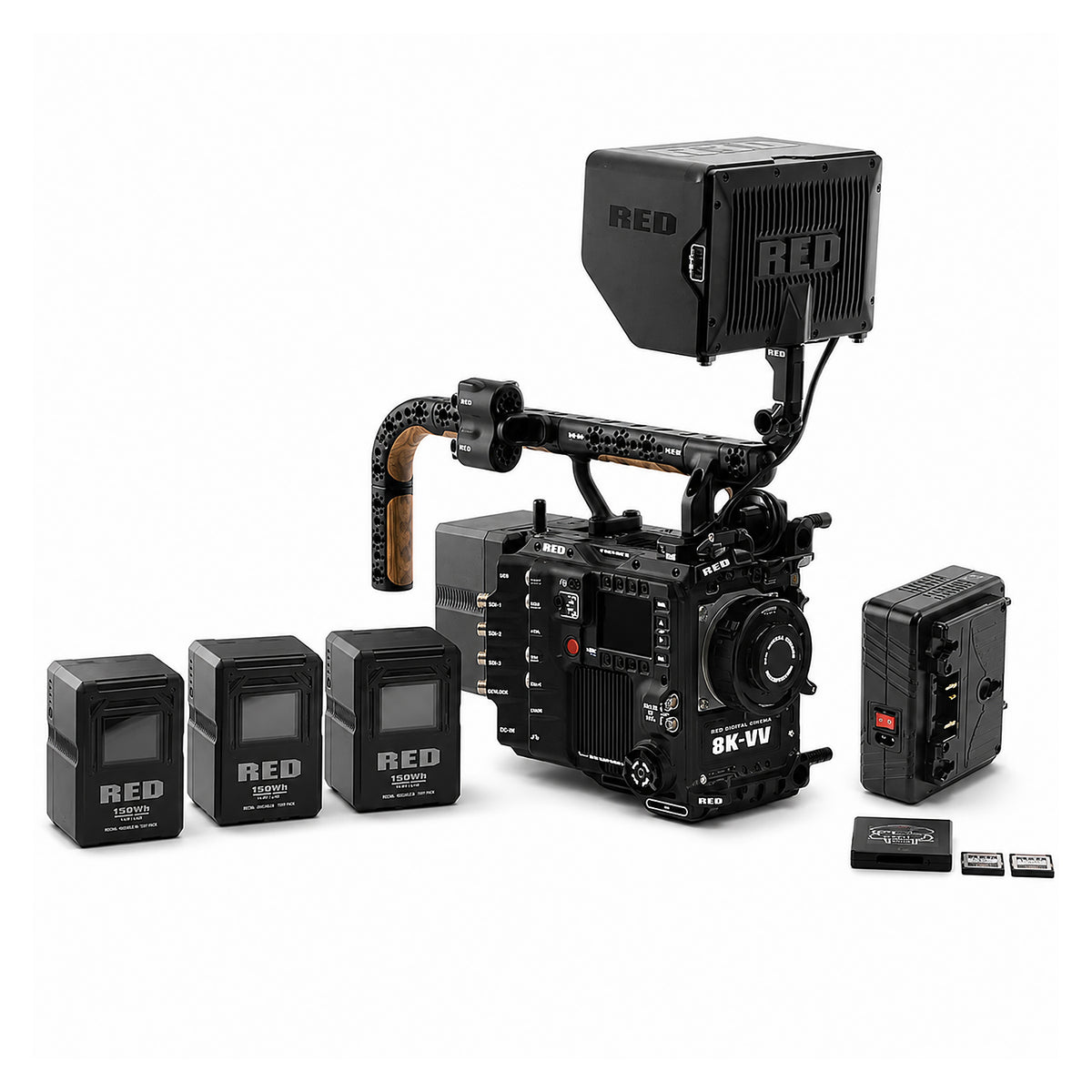 RED Digital Cinema V-RAPTOR XL X 8K VV 35.4MP Camera Production Pack (Gold Mount)