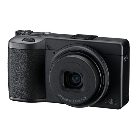 RICOH GR IV Monochrome Camera - 25.74MP APS-C Sensor, Built-In Red Filter, High-Speed Shutter - 1