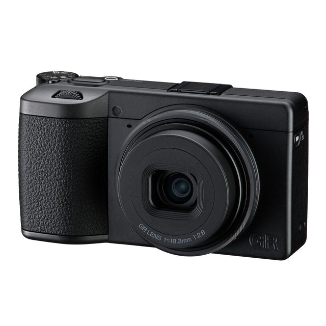 RICOH GR IV Monochrome Camera - 25.74MP APS-C Sensor, Built-In Red Filter, High-Speed Shutter - 1