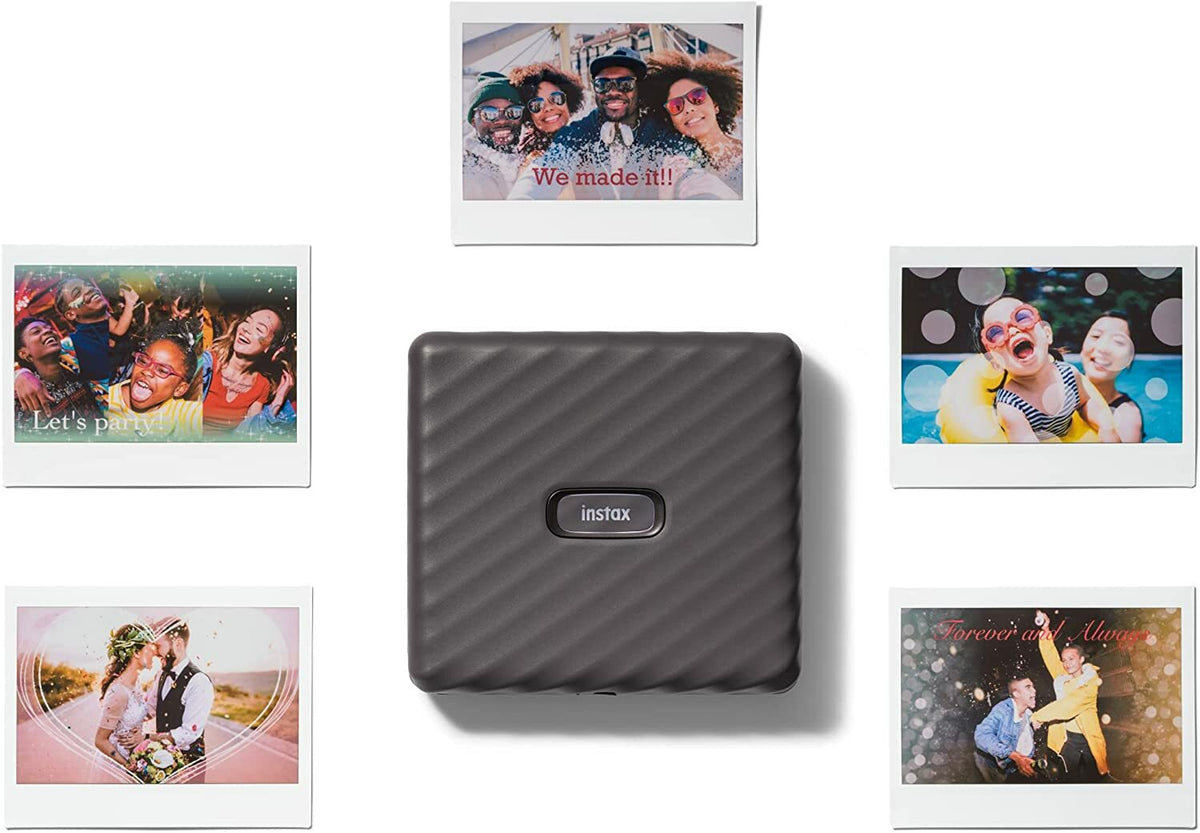 Fujifilm Instax Link Wide Instant Smartphone Photo Printer (Gray) Everything Photobox Kit