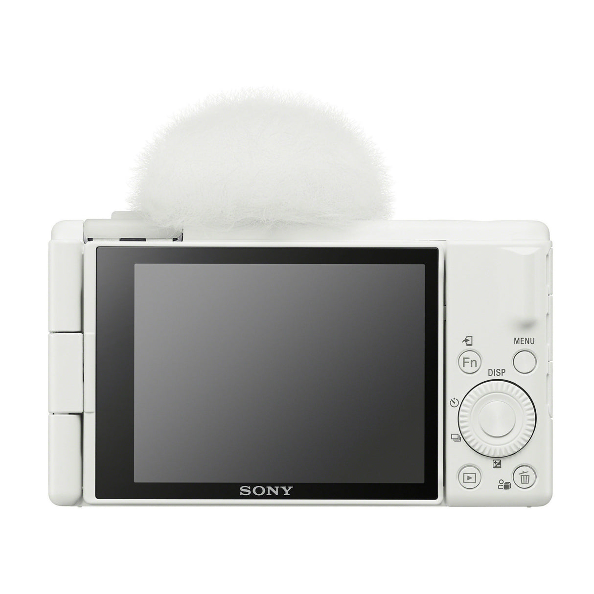 Sony ZV-1F Vlog Camera (White) With Vlogger Kit, Shotgun Microphone, Camera Case and Accessory
