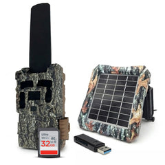 Browning Defender Wireless Pro Scout Max Trail Camera Bundle with Solar Panel and Accessories