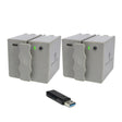 Stealth Cam 360 Cam Max Cartridge 5400mAh Lithium Battery (2-Pack) with Card Reader Bundle
