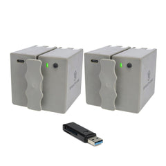 Stealth Cam 360 Cam Max Cartridge 5400mAh Lithium Battery (2-Pack) with Card Reader Bundle