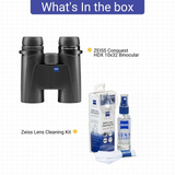 Zeiss Conquest HDX 10x32 Binocular with 90 Percent Light Transmission (Black) Bundle