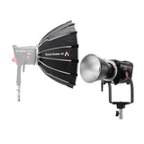 Aputure STORM 400x Tunable White LED Monolight (Gold Mount) with 24-Inch Softbox - 1
