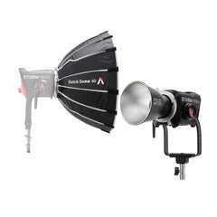 Aputure STORM 400x Tunable White LED Monolight (Gold Mount) with 24-Inch Softbox - 1