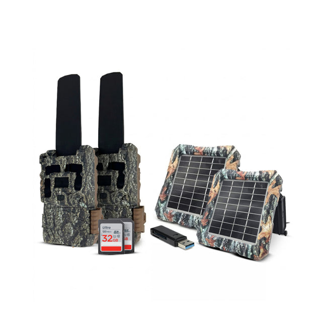 Browning Defender Wireless Pro Scout Max HD-DV Trail Camera (2 Pack) Bundle with Accessories