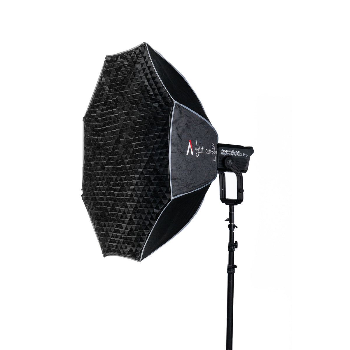 Aputure STORM 400x Tunable LED Monolight (Gold Mount) with Octagonal Softbox - 8