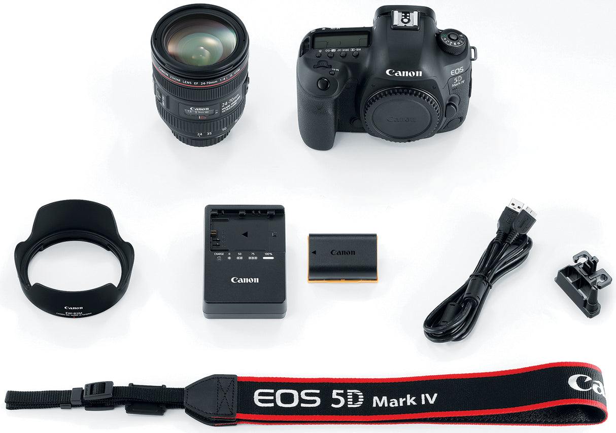 Canon EOS 5D Mark IV DSLR Camera with EF 24-105mm f/4L IS II USM Lens