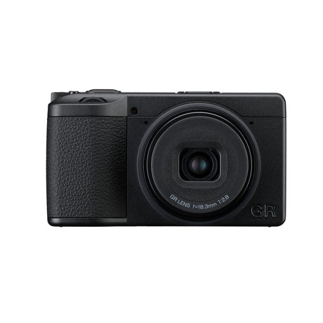 RICOH GR IV Monochrome Camera - 25.74MP APS-C Sensor, Built-In Red Filter, High-Speed Shutter - 2
