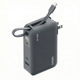 ReelCharge 10,000 mAh 65W Power Bank Flex (Gray)