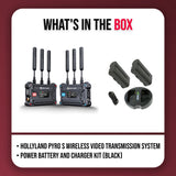 Hollyland Pyro S Wireless Video Transmission System with Power Battery and Charger Bundle